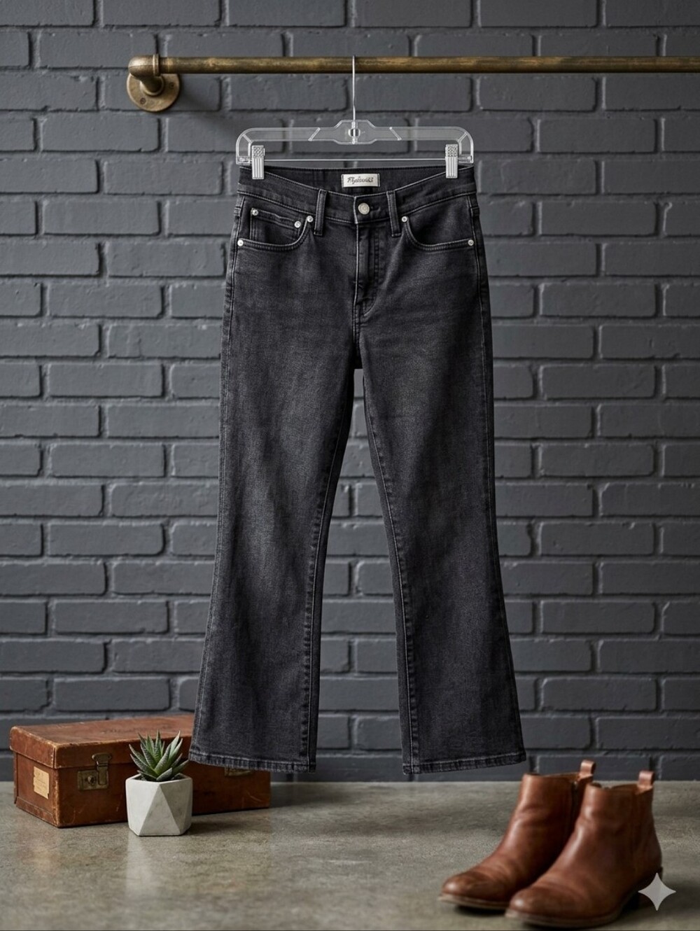 Madewell Black Flare Jeans